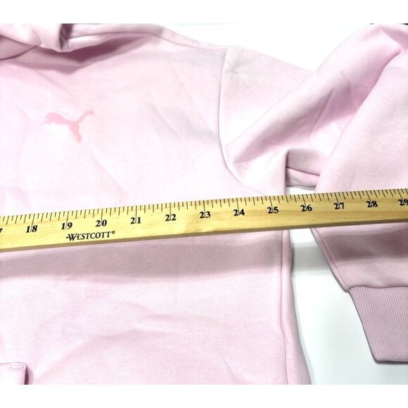 Womens XL Light Pink Puma Hoodie Warm Casual Sweatshirt Athletic Comfortable NEW - Picture 8 of 8